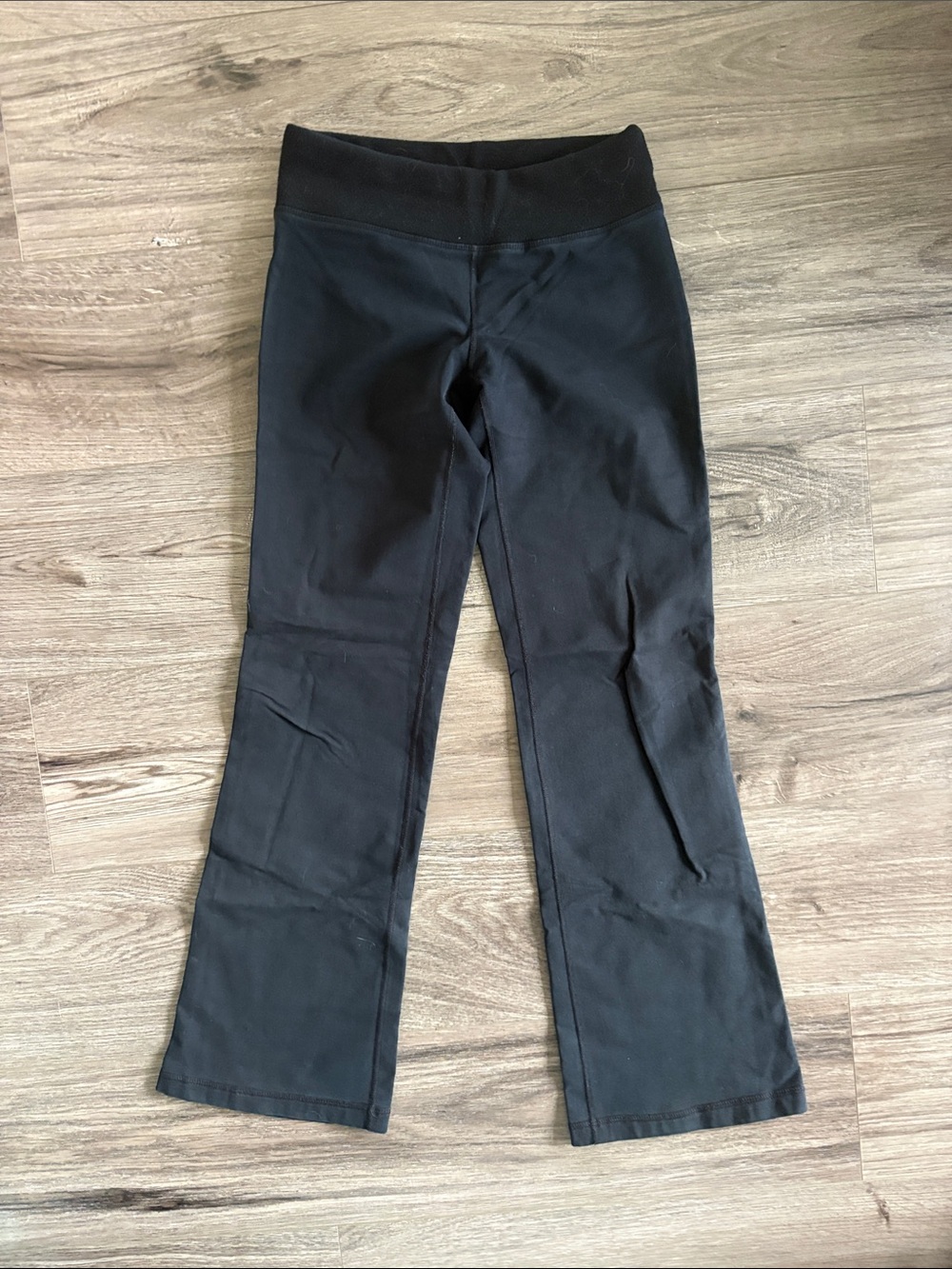 lululemon athletica Black Boot-Cut Yoga Pants